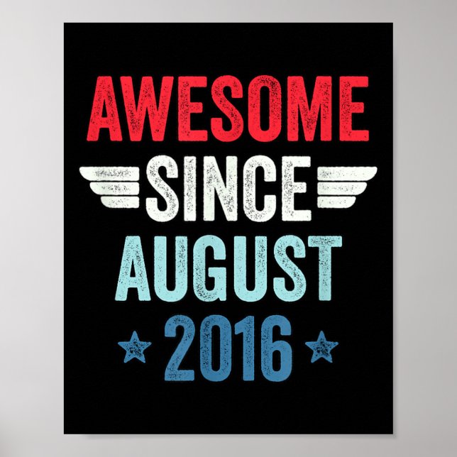 Erstaunlich seit August 2016 Poster (Vorne)