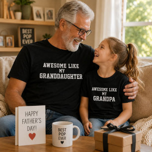 Erstaunlich wie meine Enkelin Lustiges Geschenk fü T-Shirt