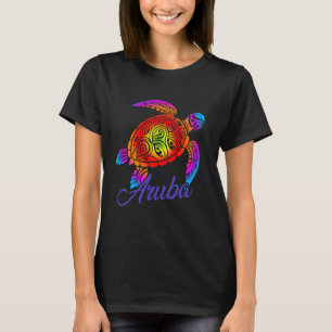 Erstaunliche Aruba Meeresschildkröte Karibische In T-Shirt