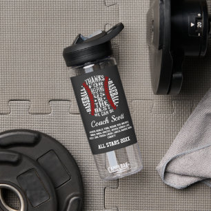 Erstaunliche Baseball-Trainer-Typografie-Mannschaf Trinkflasche