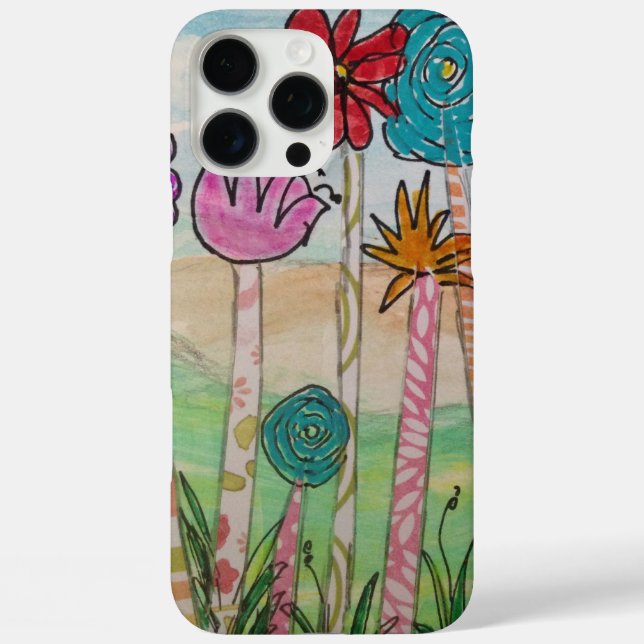 Erstaunliche Blume und Gefühle iPhone 16 Pro Max Hülle (Rückseite)