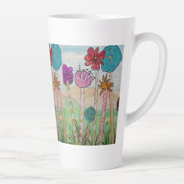 Erstaunliche Blume und Gefühle Milchtasse (Rechts)