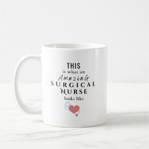 Erstaunliche chirurgische Krankenschwester Persona Kaffeetasse