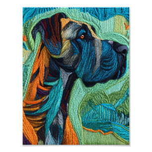 Erstaunliche Dogge Fotodruck