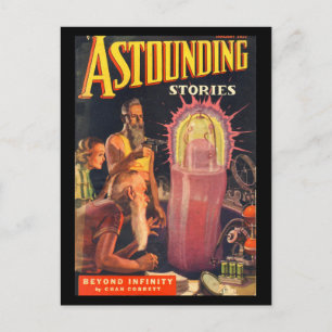 Erstaunliche Geschichten - Jan 1937a_Pulp Art Postkarte