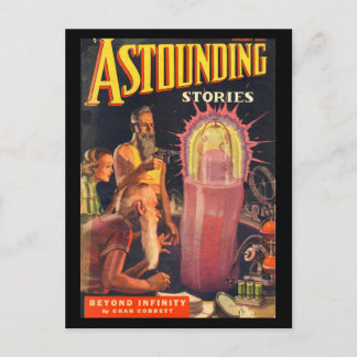 Erstaunliche Geschichten - Jan 1937a_Pulp Art Postkarte
