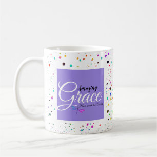 Erstaunliche Gnade Farbige Punkte Wurfkissen Kaffeetasse