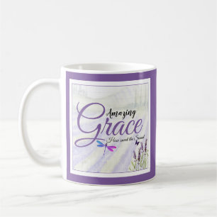 Erstaunliche Gnade Lavendelfeld   Kaffeetasse