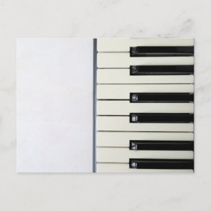 Erstaunliche Klavierkunst Postkarte