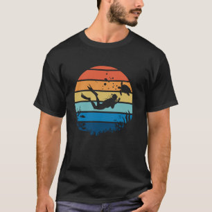 Erstaunliche lustige Scuba-Tauch-Kunst für Männer T-Shirt