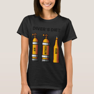 Erstaunliche lustige Taucherbier-Taucher-Diät für T-Shirt
