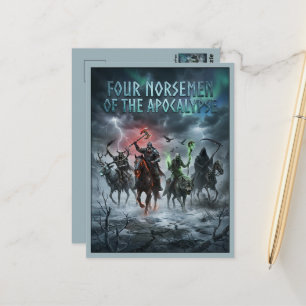 Erstaunliche nordische Reisethemen Postkarte