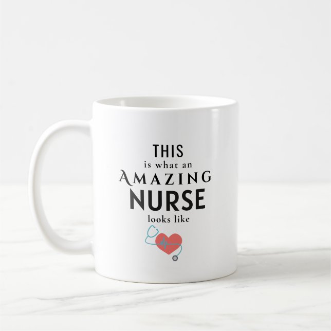 Erstaunliche Pflegekraft Personalisiert Kaffeetasse (Links)