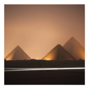 Erstaunliche Pyramiden Fotodruck