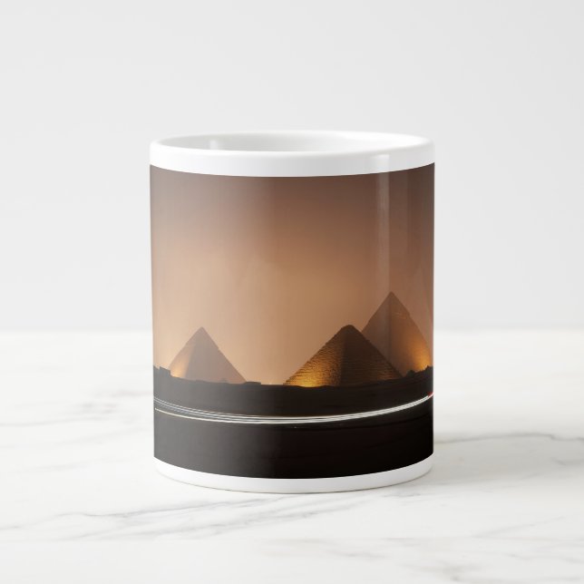 Erstaunliche Pyramiden Jumbo-Tasse (Vorderseite)