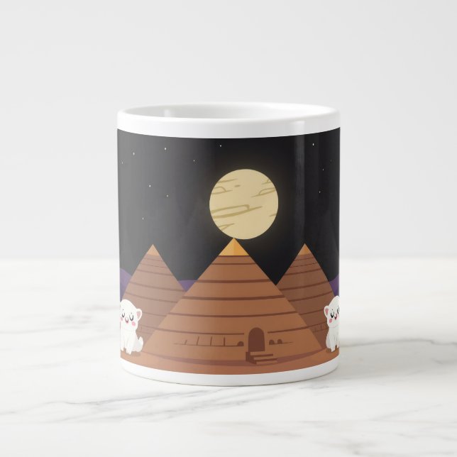 Erstaunliche Pyramiden  Jumbo-Tasse (Vorderseite)