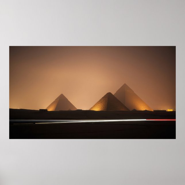 Erstaunliche Pyramiden Poster (Vorne)