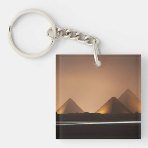 Erstaunliche Pyramiden Schlüsselanhänger