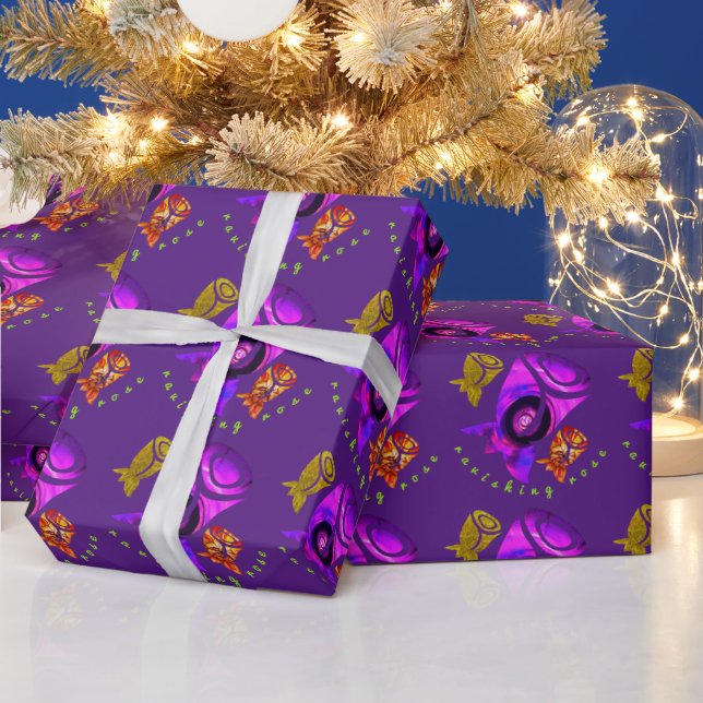 erstaunliche Rose Geschenkpapier (Feiertage)