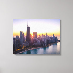 Erstaunliche Stadt Leinwanddruck