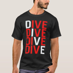 Erstaunliche Taucher-Flagge Scuba-Tauchen Tauchen T-Shirt
