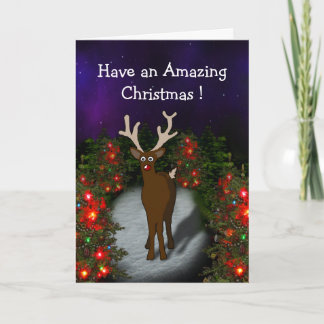 Erstaunliche Weihnachtskarte Feiertagskarte