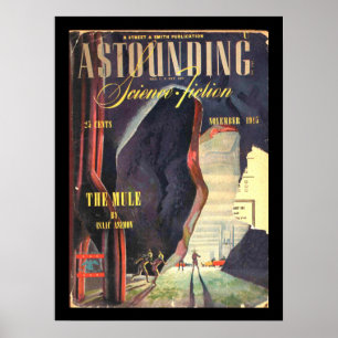 Erstaunliche Wissenschaft Fiction_ _Pulp Kunst im Poster
