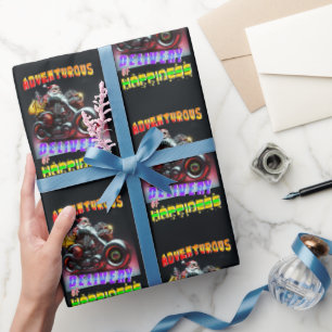 Erstaunliche Zufriedenheit Geschenkpapier