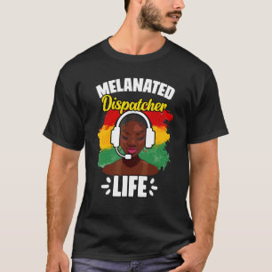 Erstaunlicher afroamerikanischer Dispatch-Lebensla T-Shirt