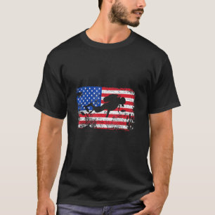 Erstaunlicher Amerikanischer Flagge Taucher Für Ta T-Shirt