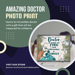 Erstaunlicher Arzt Fotoabzug Fotodruck