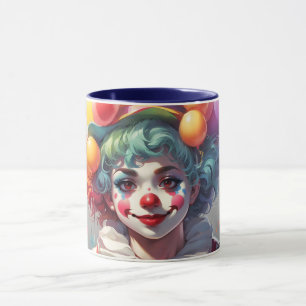 Erstaunlicher benutzerdefinierter Monogramm-Clown- Tasse