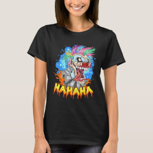 Erstaunlicher Clown Gruselig Und Halloween Horror  T-Shirt