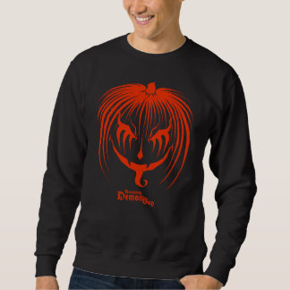 Erstaunlicher Dämonenjunge Pumpkinhead Halloween Sweatshirt