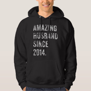 Erstaunlicher Ehemann seit 2014 8 Jahre Hochzeit J Hoodie