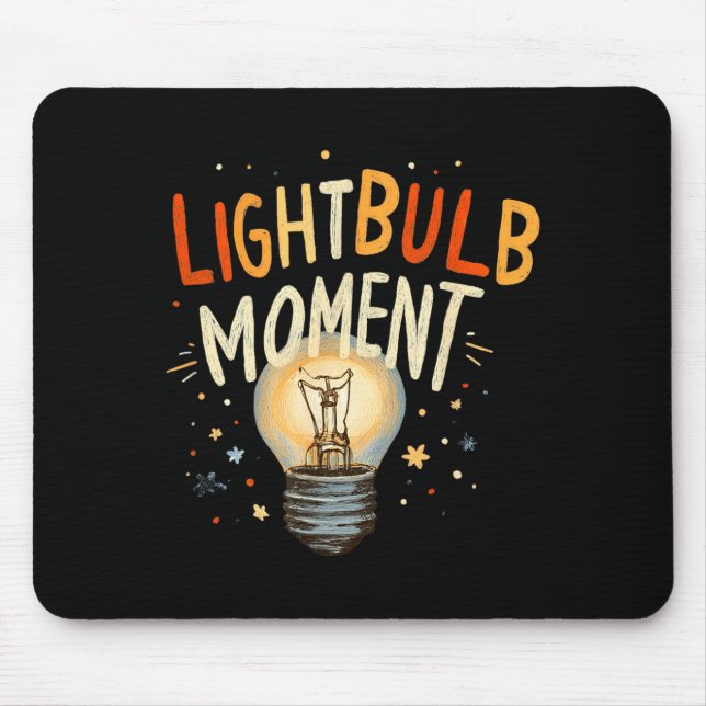 Erstaunlicher Geistesblitz  Mousepad (Vorne)