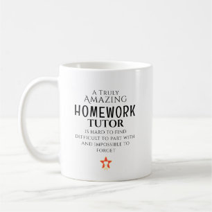 Erstaunlicher Hausaufgabenbetreuer Schwer zu finde Kaffeetasse