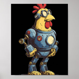 Erstaunlicher Hühner-Roboter für zukünftige Tierli Poster