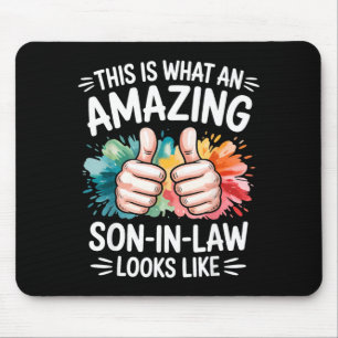 Erstaunlicher Schwiegersohn Geschenk lustiger Vate Mousepad