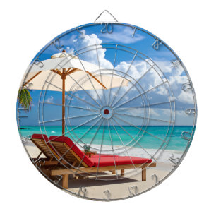 erstaunlicher Strand Dartscheibe