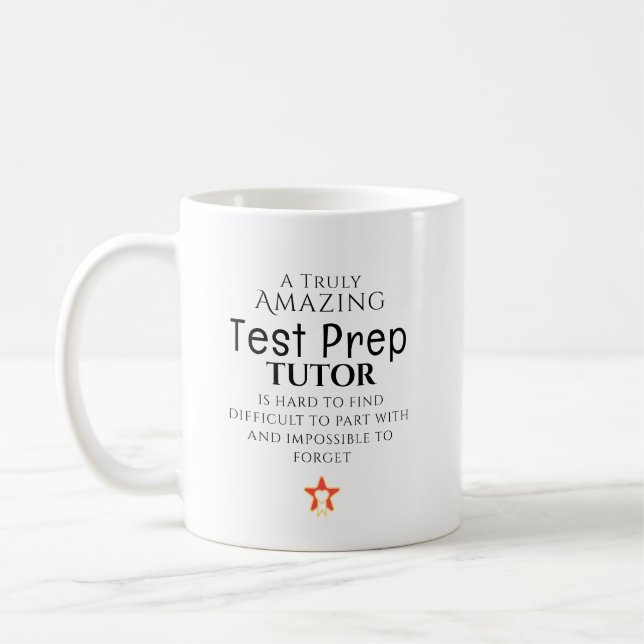 Erstaunlicher Testvorbereitungstutor schwer zu fin Kaffeetasse (Links)