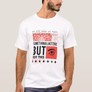 ERSTAUNLICHES BLUMEN- UND AUGEN-DESIGN T-Shirt