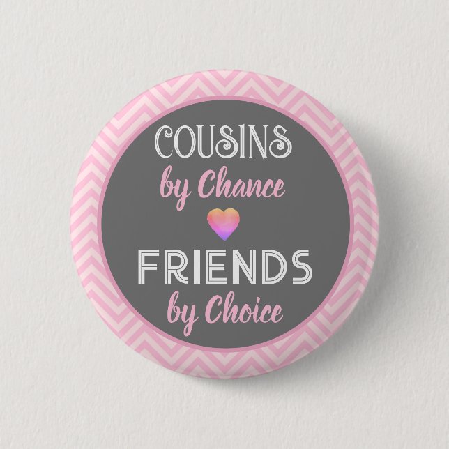 Erstaunliches Cousin-Geschenk Button (Vorderseite)