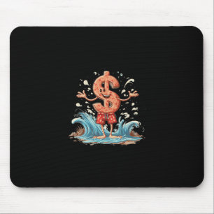 Erstaunliches Dollarzeichen In Urlaub Kurz Für Bar Mousepad