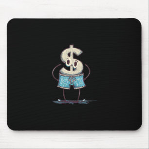 Erstaunliches Dollarzeichen in Urlaubsshorts für d Mousepad