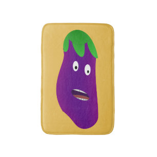 Erstaunliches Eggplant von Kenneth Yoncich Badematte