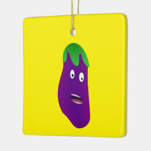 Erstaunliches Eggplant von Kenneth Yoncich Keramikornament