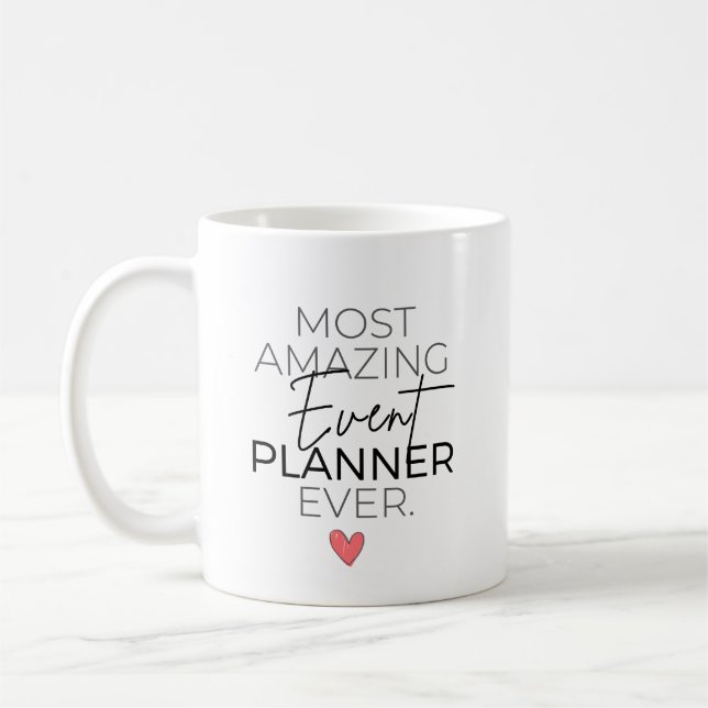 Erstaunlichster Eventplaner Personalisiert Kaffeetasse (Links)