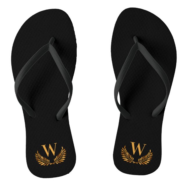 Erstbuchstabe Flip Flops (Fußbett)