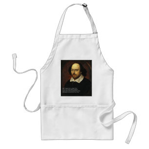 Erste 4 Linien des Sonetts # 18 durch Shakespeare Schürze